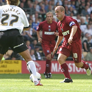 Charlie Oatway in action against Derby County (2005 / 06)