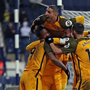 FA Cup Fourth Round: West Bromwich Albion vs. Brighton & Hove Albion (06FEB19) - Intense Match Action at The Hawthorns