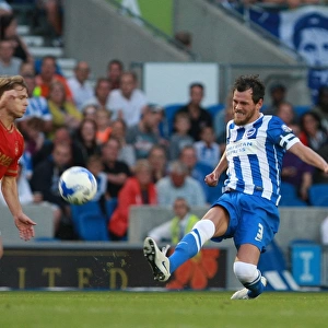 Gordon Greer Leads Brighton and Hove Albion in Sky Bet Championship Clash against Nottingham Forest (07.08.2015)