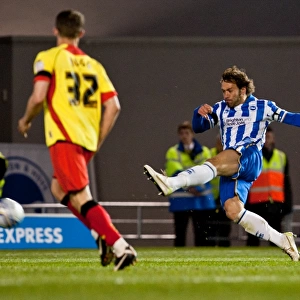 Inigo Calderon's Game-Winning Goal: Brighton & Hove Albion 1-2 Watford (April 17, 2012)