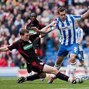Joe Mattock Faces Tough Challenge in Brighton & Hove Albion vs Middlesbrough Championship Match, March 2012