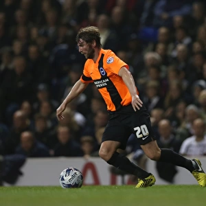 Paddy McCourt in Action: Tottenham vs. Brighton & Hove Albion in the Capital One Cup