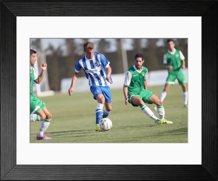 Framed Print : Brighton & Hove Albion FC: Pre-Season Training July 2014