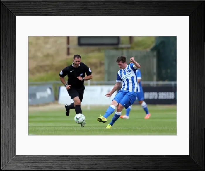 Framed Print : Brighton & Hove Albion FC: Pre-Season Training July 2014 Framed Print : Brighton & Hove Albion FC: Pre-Season Training July 2014