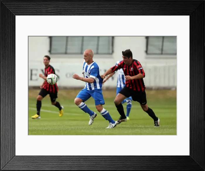 Framed Print : Brighton & Hove Albion FC: Pre-Season Training July 2014