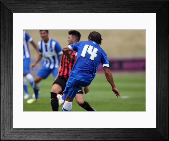 Framed Print : Brighton & Hove Albion FC: Pre-Season Training July 2014 Framed Print : Brighton & Hove Albion FC: Pre-Season Training July 2014