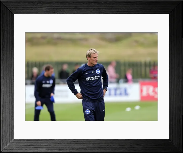 Framed Print : Brighton & Hove Albion FC: Pre-Season Training July 2014 Framed Print : Brighton & Hove Albion FC: Pre-Season Training July 2014