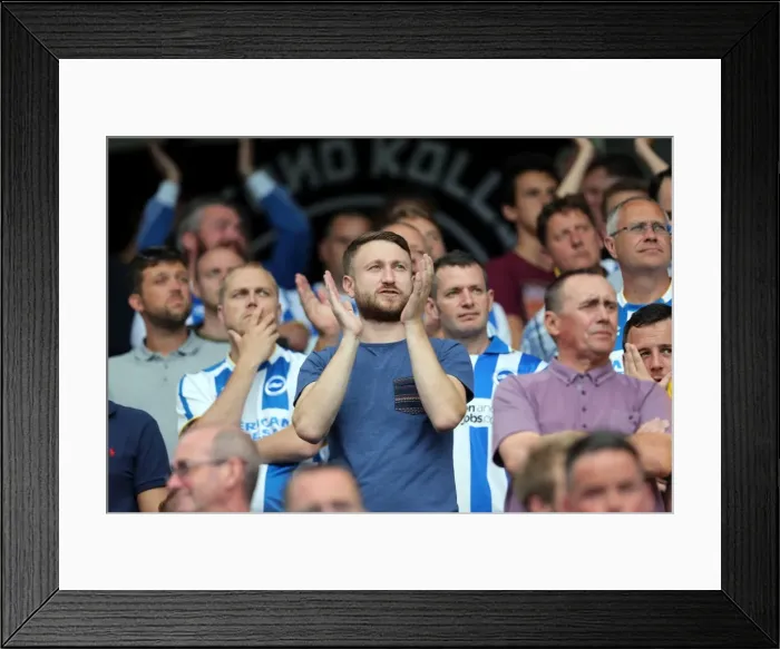 Framed Print : Brighton & Hove Albion vs. Sheffield Wednesday (09 / 08 / 14): 2014-15 Home Game
