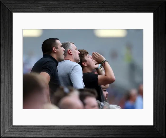 Framed Print : Brighton & Hove Albion vs. Sheffield Wednesday (09 / 08 / 14): 2014-15 Home Game
