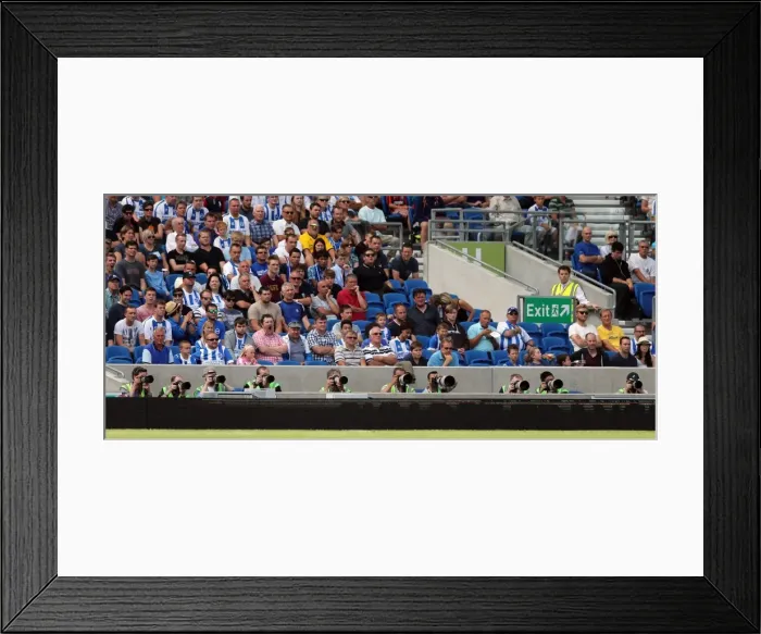 Framed Print : Brighton & Hove Albion vs. Sheffield Wednesday (09 / 08 / 14): 2014-15 Home Game Framed Print : Brighton & Hove Albion vs. Sheffield Wednesday (09 / 08 / 14): 2014-15 Home Game