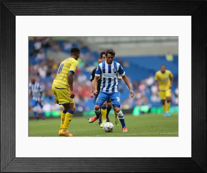 Framed Print : Brighton & Hove Albion 2014-15: Home Game vs Sheffield Wednesday (09 / 08 / 14)