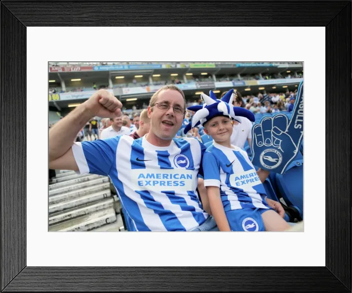 Framed Print : Brighton & Hove Albion vs Sheffield Wednesday (09 / 08 / 14): 2014-15 Home Game Framed Print : Brighton & Hove Albion vs Sheffield Wednesday (09 / 08 / 14): 2014-15 Home Game