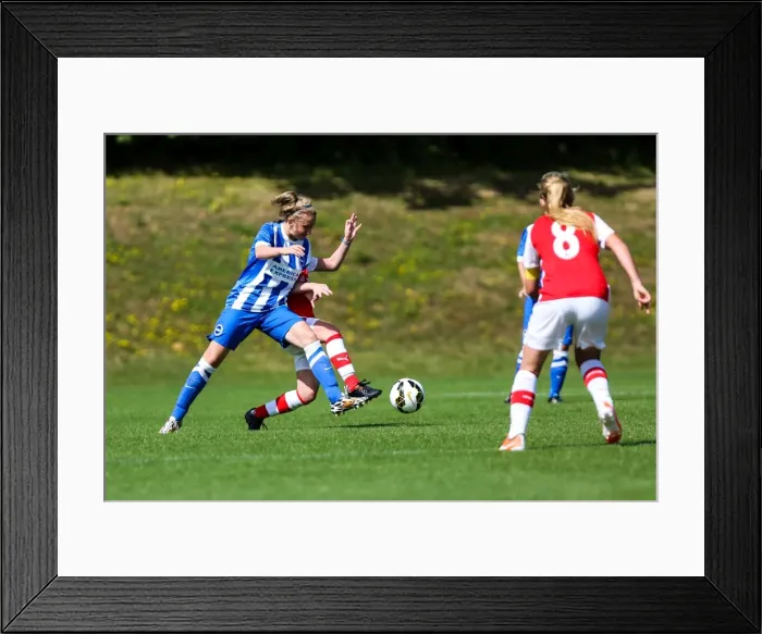 Framed Print : Brighton & Hove Albion W vs Arsenal DS: 10Aug14 Framed Print : Brighton & Hove Albion W vs Arsenal DS: 10Aug14