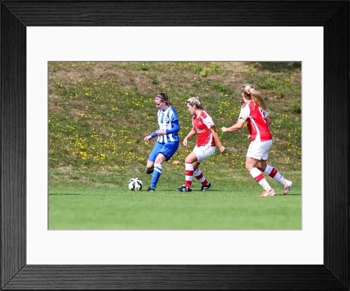 Framed Print : Brighton & Hove Albion Women vs. Arsenal DS (10Aug14) Framed Print : Brighton & Hove Albion Women vs. Arsenal DS (10Aug14)