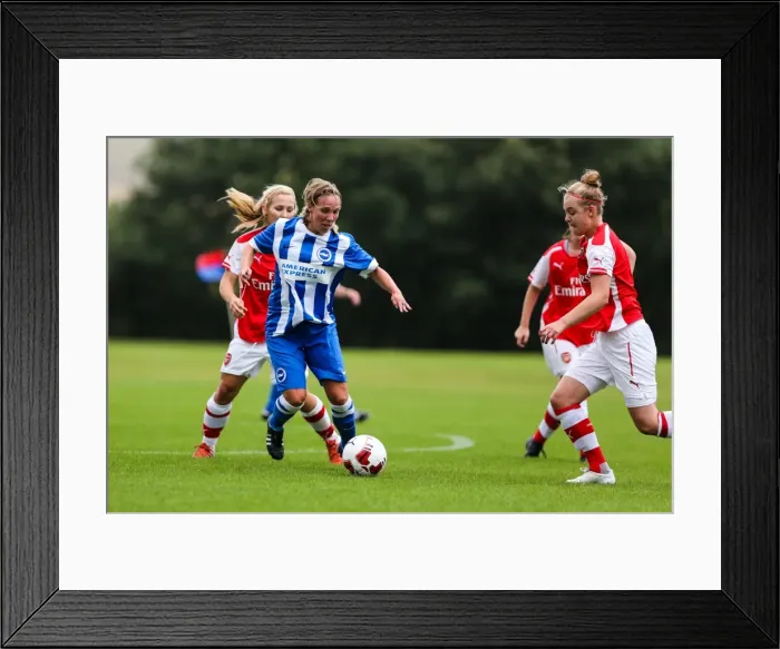 Framed Print : Brighton & Hove Albion vs Arsenal Women: August 10, 2014 (Arsenal DS) Framed Print : Brighton & Hove Albion vs Arsenal Women: August 10, 2014 (Arsenal DS)