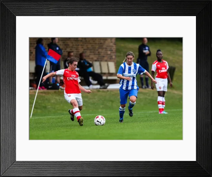 Framed Print : Brighton & Hove Albion Women vs. Arsenal DS (10Aug14) Framed Print : Brighton & Hove Albion Women vs. Arsenal DS (10Aug14)