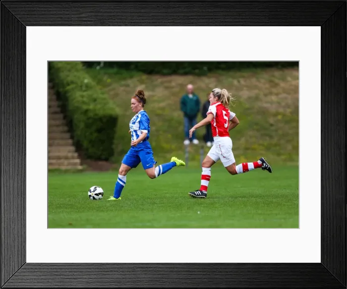 Framed Print : Brighton & Hove Albion Women vs. Arsenal DS (10Aug14) Framed Print : Brighton & Hove Albion Women vs. Arsenal DS (10Aug14)