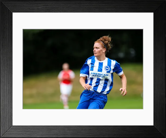 Framed Print : Brighton & Hove Albion W vs Arsenal DS: 10Aug14 Framed Print : Brighton & Hove Albion W vs Arsenal DS: 10Aug14