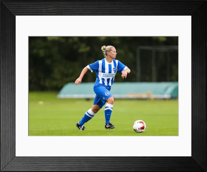 Framed Print : Brighton & Hove Albion W vs Arsenal DS: 10Aug14
