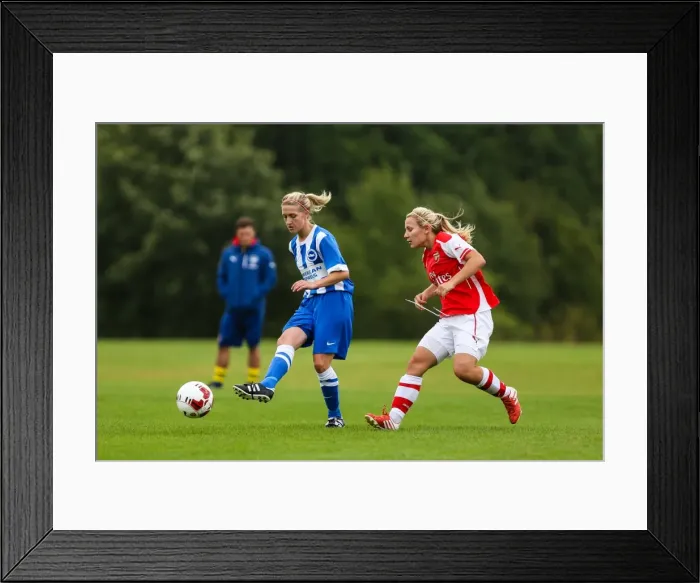 Framed Print : Brighton & Hove Albion vs Arsenal Women: August 10, 2014 (Arsenal DS)