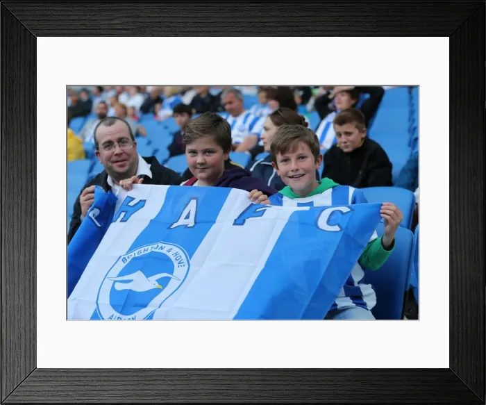 Framed Print : Brighton & Hove Albion 2014-15: Home Game vs. Cheltenham (August 12, 2014) Framed Print : Brighton & Hove Albion 2014-15: Home Game vs. Cheltenham (August 12, 2014)