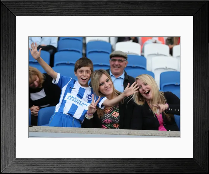 Framed Print : Brighton & Hove Albion 2014-15: Home Game vs. Cheltenham (August 12, 2014) Framed Print : Brighton & Hove Albion 2014-15: Home Game vs. Cheltenham (August 12, 2014)