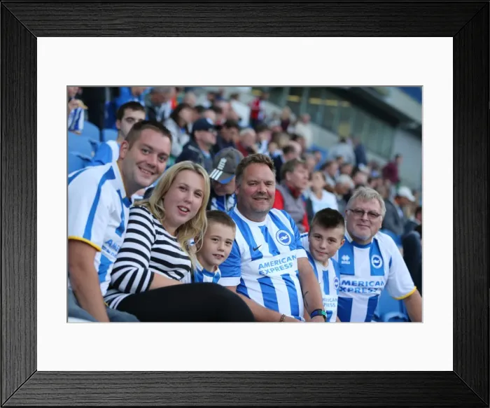 Framed Print : Brighton & Hove Albion 2014-15: Home Game vs. Cheltenham (August 12, 2014) Framed Print : Brighton & Hove Albion 2014-15: Home Game vs. Cheltenham (August 12, 2014)