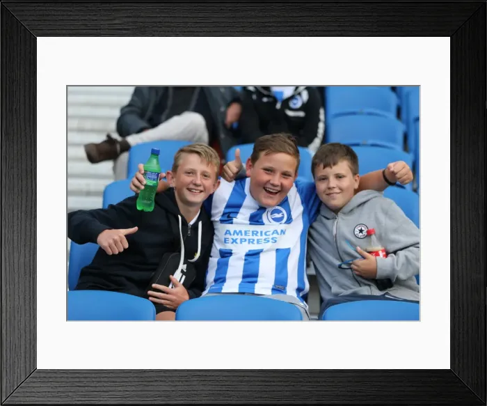 Framed Print : Brighton & Hove Albion 2014-15: Home Game vs. Cheltenham (August 12, 2014) Framed Print : Brighton & Hove Albion 2014-15: Home Game vs. Cheltenham (August 12, 2014)