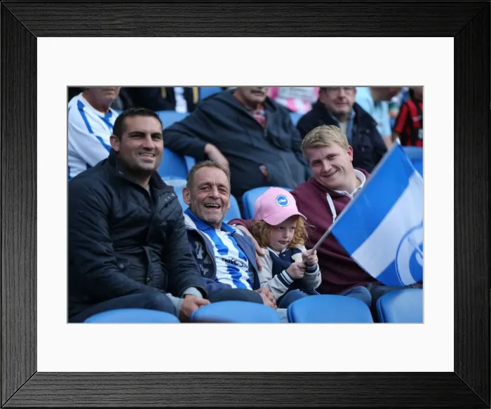 Framed Print : Brighton & Hove Albion 2014-15: Home Game vs. Cheltenham (August 12, 2014) Framed Print : Brighton & Hove Albion 2014-15: Home Game vs. Cheltenham (August 12, 2014)
