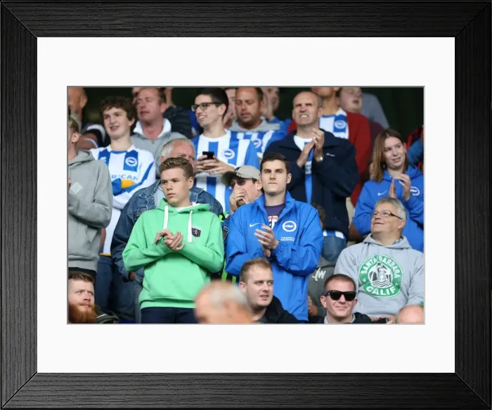 Framed Print : Brighton & Hove Albion 2014-15 Away Game: Birmingham (August 16, 2014) Framed Print : Brighton & Hove Albion 2014-15 Away Game: Birmingham (August 16, 2014)