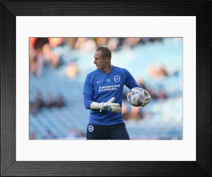Framed Print : Brighton & Hove Albion 2014-15 Away Game: Leeds United (August 19, 2014)