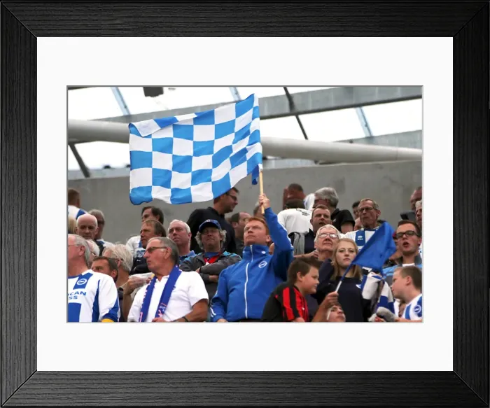 Framed Print : Brighton & Hove Albion 2014-15: Home Match against Bolton Wanderers (August 23)