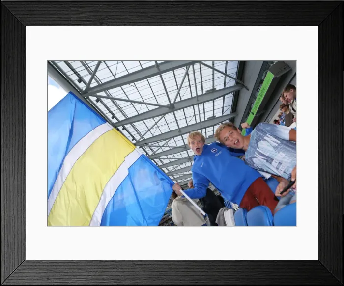 Framed Print : Brighton & Hove Albion 2014-15: Home Game vs. Bolton Wanderers (August 23, 2014) Framed Print : Brighton & Hove Albion 2014-15: Home Game vs. Bolton Wanderers (August 23, 2014)