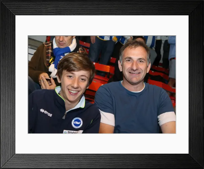 Framed Print : Brighton & Hove Albion vs Swindon Town: 2014-15 Away Game (August 26)