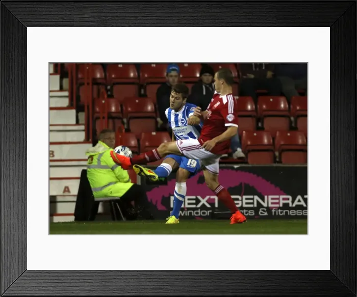 Framed Print : Brighton & Hove Albion vs Swindon Town: 2014-15 Away Game (August 26, 2014) Framed Print : Brighton & Hove Albion vs Swindon Town: 2014-15 Away Game (August 26, 2014)