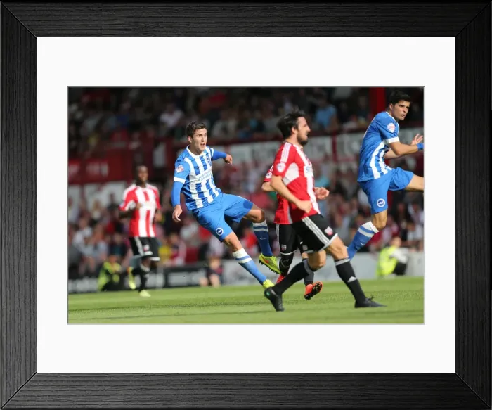 Framed Print : Brighton & Hove Albion 2014-15: Away Game at Brentford (September 13, 2014) Framed Print : Brighton & Hove Albion 2014-15: Away Game at Brentford (September 13, 2014)