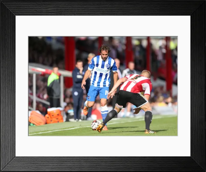 Framed Print : Brighton & Hove Albion 2014-15: Away Game at Brentford (September 13, 2014)