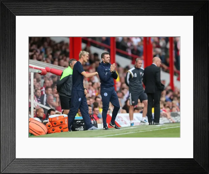 Framed Print : Brighton & Hove Albion 2014-15: Away Game at Brentford (September 13, 2014)