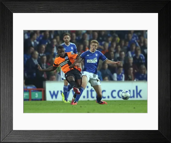Framed Print : Brighton & Hove Albion at Ipswich Town, September 16, 2014 - Away Game