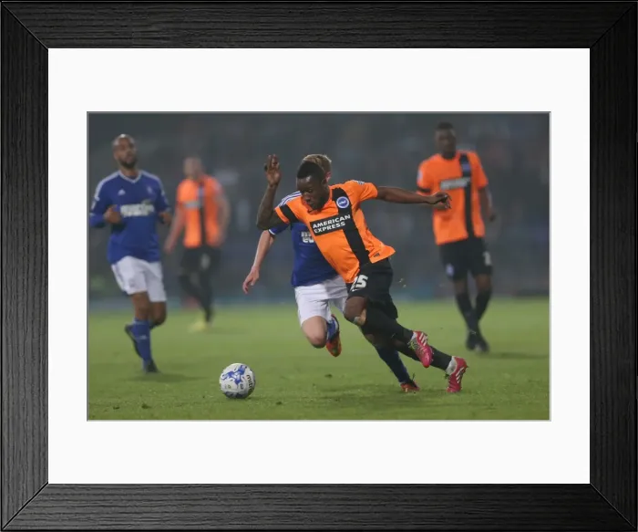 Framed Print : Brighton & Hove Albion vs. Ipswich Town: 16 September 2014 (Away Game) Framed Print : Brighton & Hove Albion vs. Ipswich Town: 16 September 2014 (Away Game)