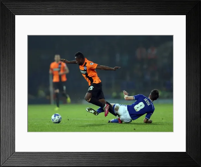 Framed Print : Brighton & Hove Albion vs. Ipswich Town: 16 September 2014 (Away Game) Framed Print : Brighton & Hove Albion vs. Ipswich Town: 16 September 2014 (Away Game)