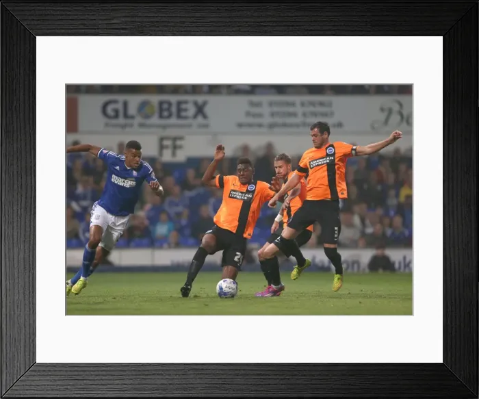 Framed Print : Brighton & Hove Albion vs Ipswich Town: 16 September 2014 (Away Game) Framed Print : Brighton & Hove Albion vs Ipswich Town: 16 September 2014 (Away Game)