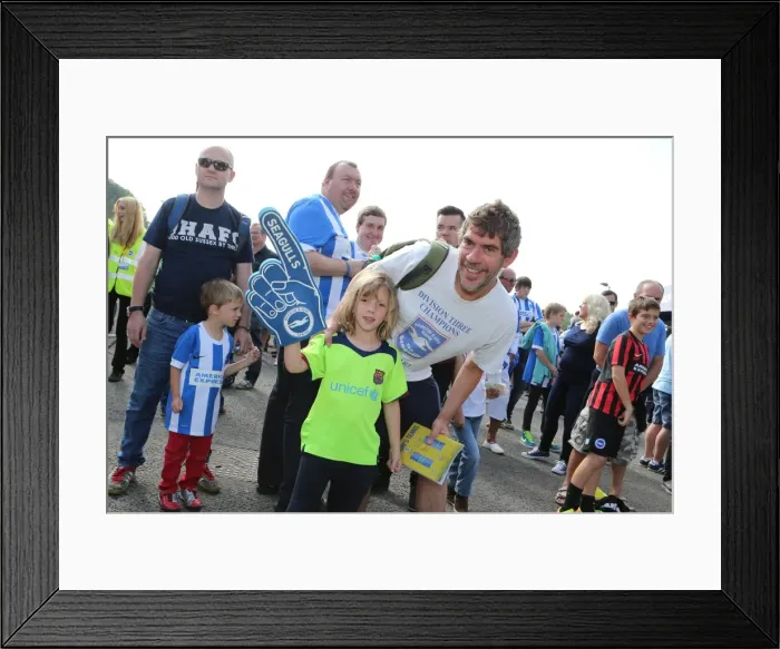 Framed Print : Brighton & Hove Albion vs. Blackpool: 2014-15 Season Home Game Framed Print : Brighton & Hove Albion vs. Blackpool: 2014-15 Season Home Game