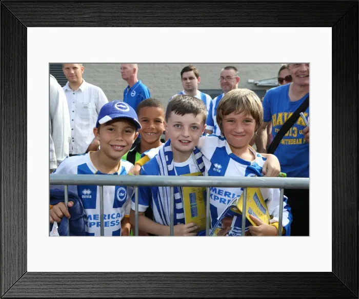 Framed Print : Brighton & Hove Albion vs. Blackpool: 2014-15 Season Home Game Framed Print : Brighton & Hove Albion vs. Blackpool: 2014-15 Season Home Game