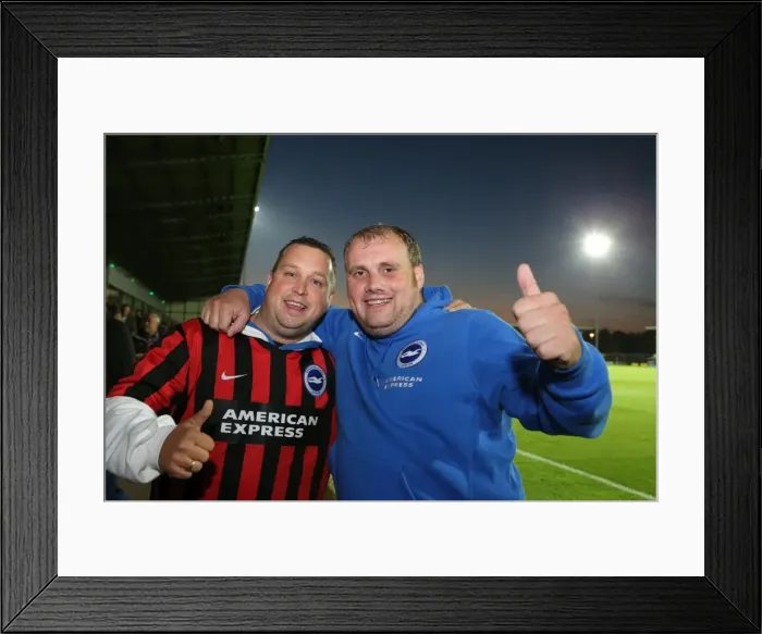 Framed Print : Brighton & Hove Albion at Burton Albion (2014-15 Season): Away Game Framed Print : Brighton & Hove Albion at Burton Albion (2014-15 Season): Away Game