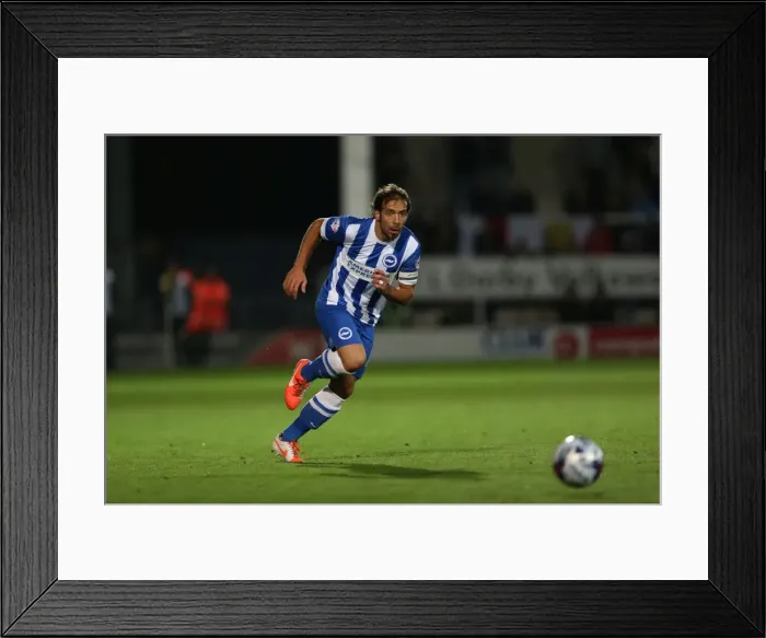 Framed Print : Brighton & Hove Albion Away at Burton Albion (24SEP14)