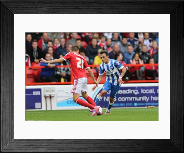 Framed Print : Brighton & Hove Albion vs. Nottingham Forest: 27 September 2014 (Away Game) Framed Print : Brighton & Hove Albion vs. Nottingham Forest: 27 September 2014 (Away Game)