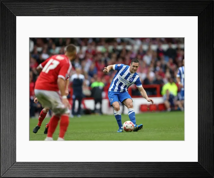 Framed Print : Brighton & Hove Albion vs. Nottingham Forest: 2014-15 Away Game Framed Print : Brighton & Hove Albion vs. Nottingham Forest: 2014-15 Away Game