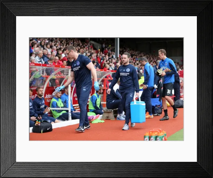 Framed Print : Brighton & Hove Albion vs. Nottingham Forest: 2014-15 Away Game Framed Print : Brighton & Hove Albion vs. Nottingham Forest: 2014-15 Away Game