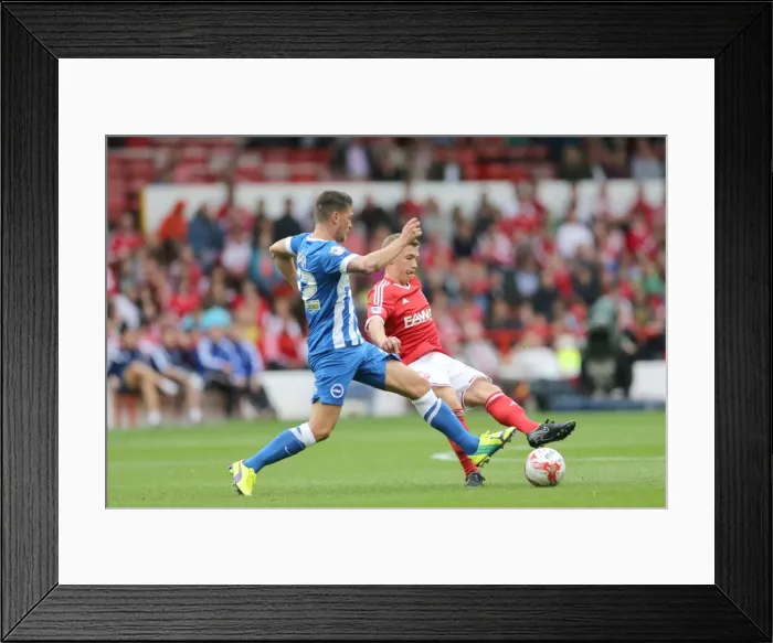 Framed Print : Brighton & Hove Albion vs. Nottingham Forest: 27 September 2014 (Away Game) Framed Print : Brighton & Hove Albion vs. Nottingham Forest: 27 September 2014 (Away Game)